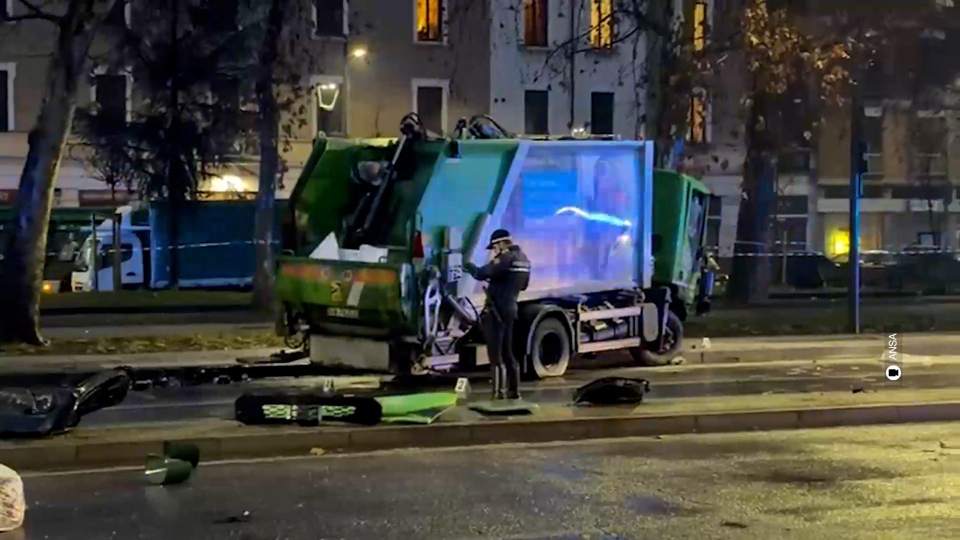 L’incidente in corso Sempione