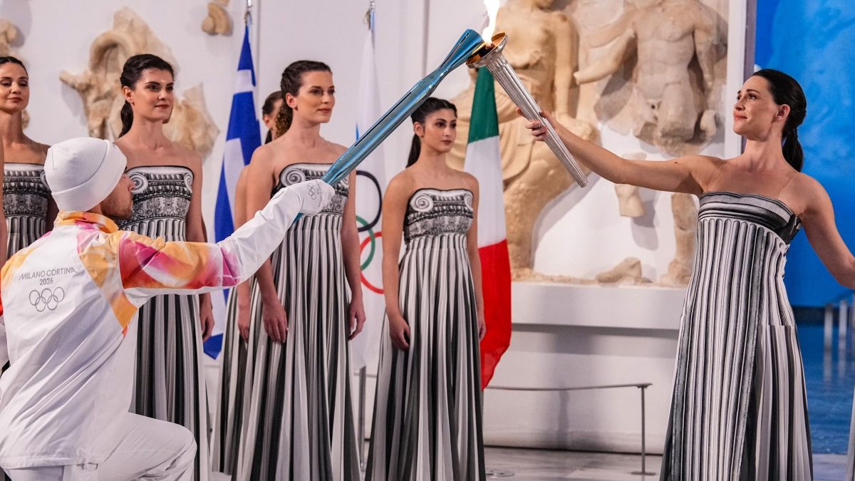 Cerimonia di accensione della Torcia Olimpica