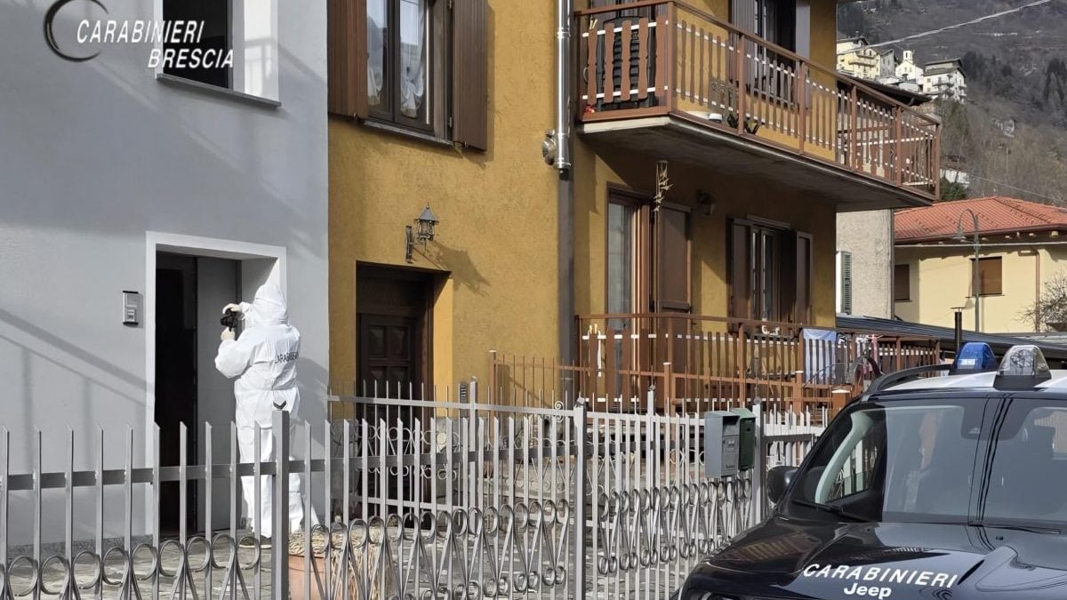 Il luogo dell’esplosione a Corteno Golgi, in provincia di Brescia