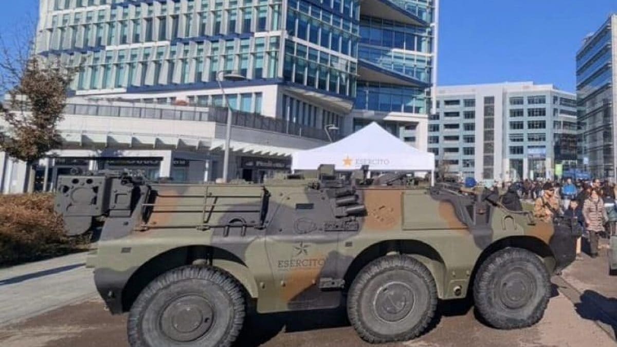 Il presidio dell’esercito a Rogoredo – Fonte: Facebook