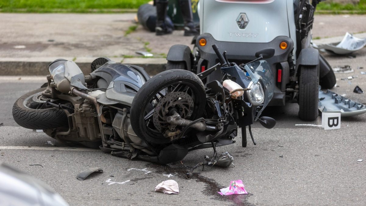 Il luogo dell’incidente in cui ha perso la vita Andrea Curti