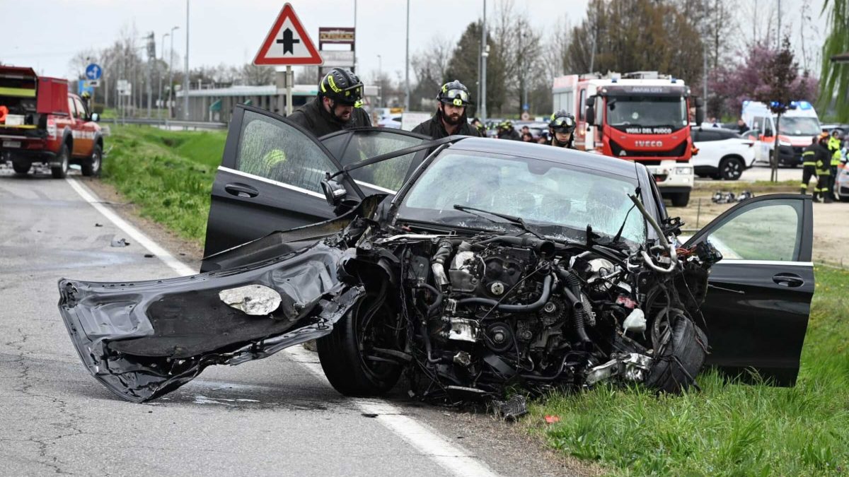 L’incidente stradale sulla Rivoltana (Fonte: LaPresse)