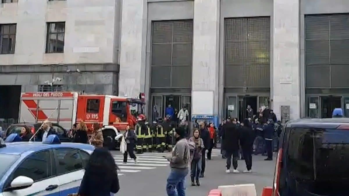 Allarme bomba al Tribunale di Milano – Credits: Ansa