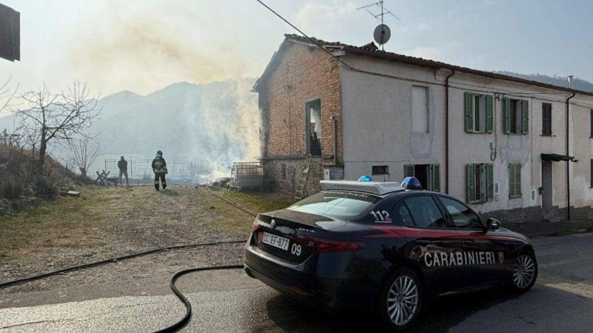 L’incendio a Bagnaria