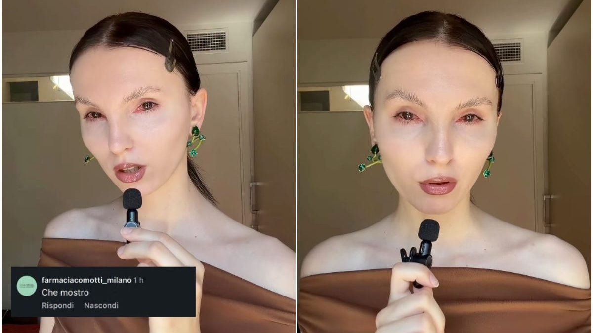Il video di Meelly Mayden con il commento della farmacia (frame da Instagram)