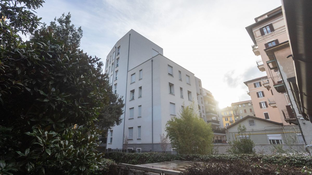 Hidden Garden di Bluestone in piazza Aspromonte a Milano (foto da LaPresse)