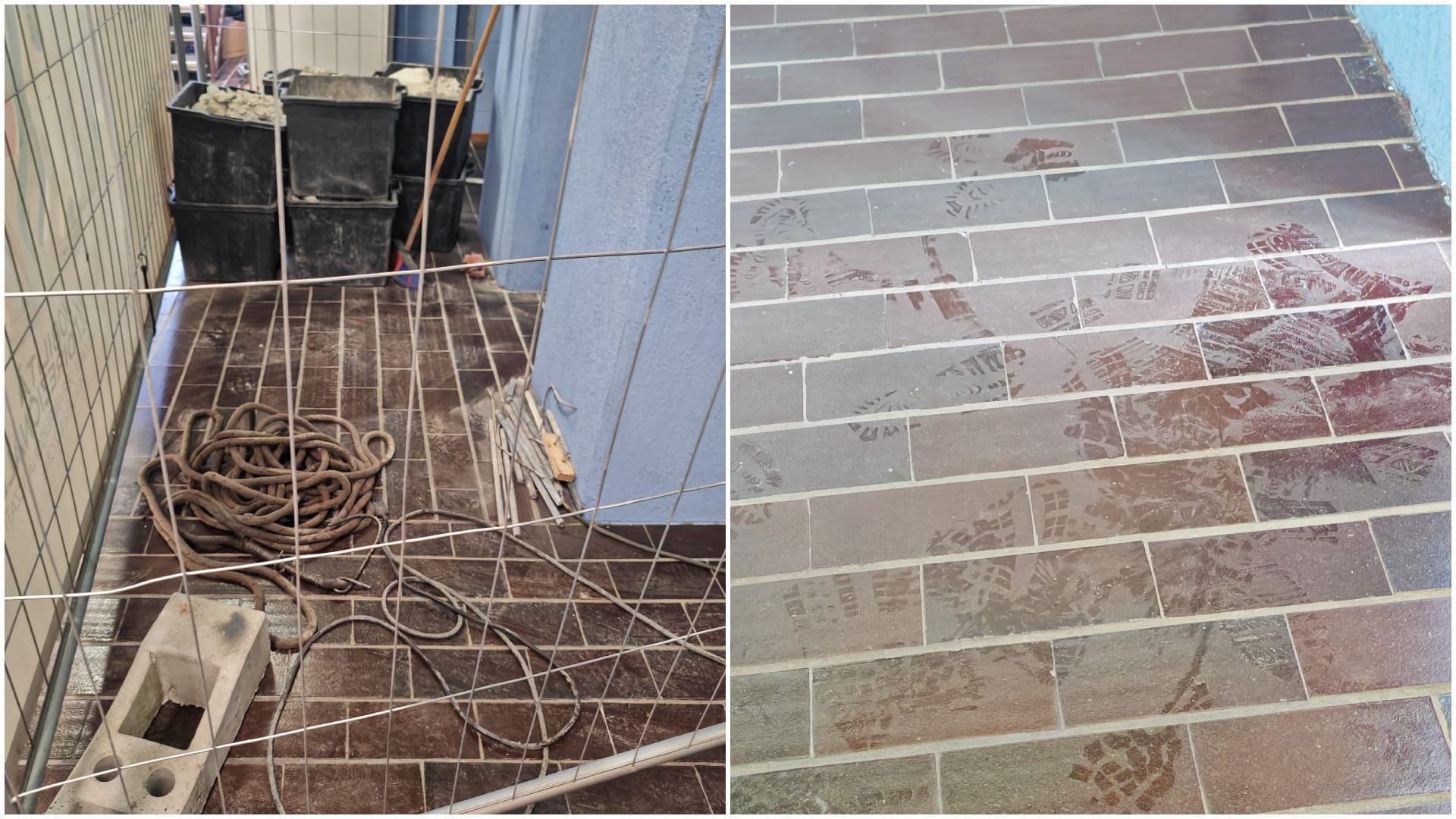 Polvere e cantiere aperto nei corridoi del liceo Golgi