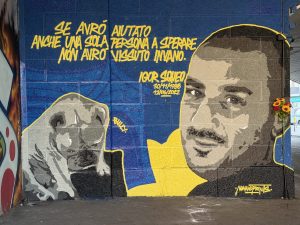 Murales per Igor Squeo, morto in un intervento di polizia. La mamma: “Voglio sapere dei suoi ultimi istanti”