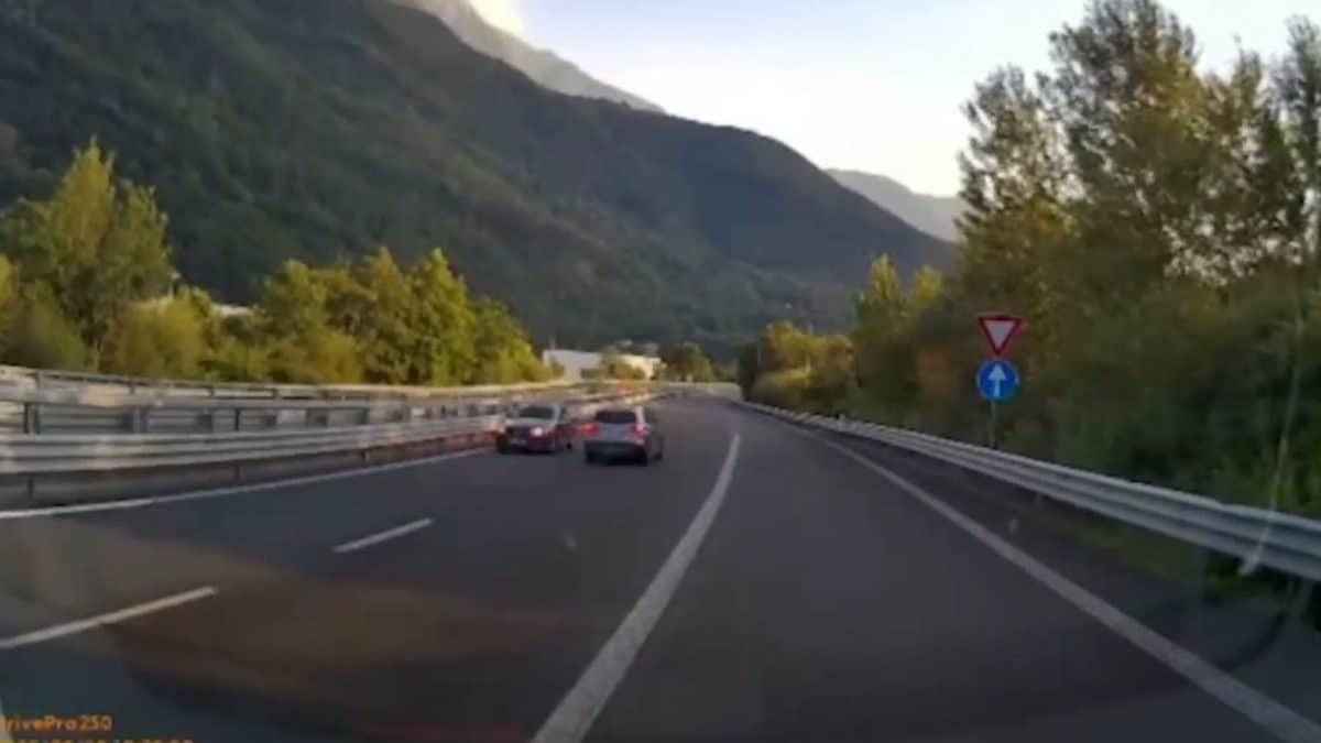 L’auto contromano sulla ss36 a Colico