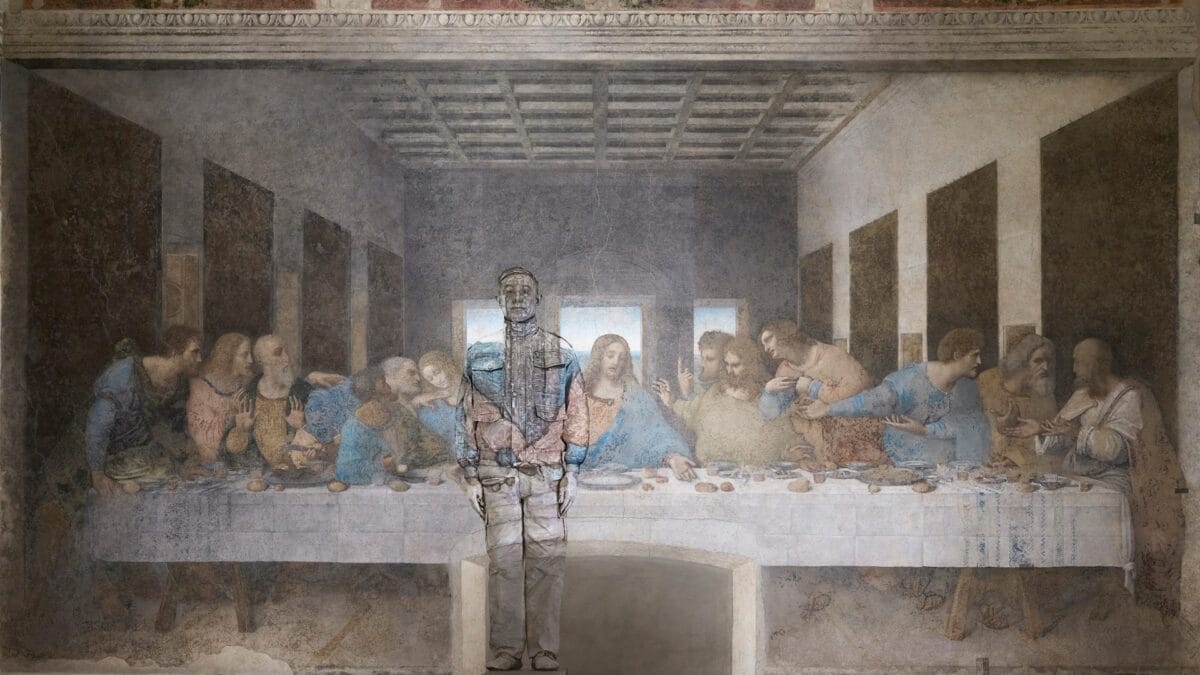 Liu Bolin, Cenacolo Vinciano, Milano, 2025. Courtesy: Galleria Gaburro