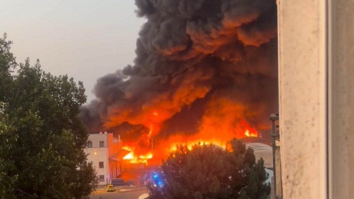 Incendio a Novate Milanese (Fonte: Marina Pandolfi, Sei di Novate Milanese se…)