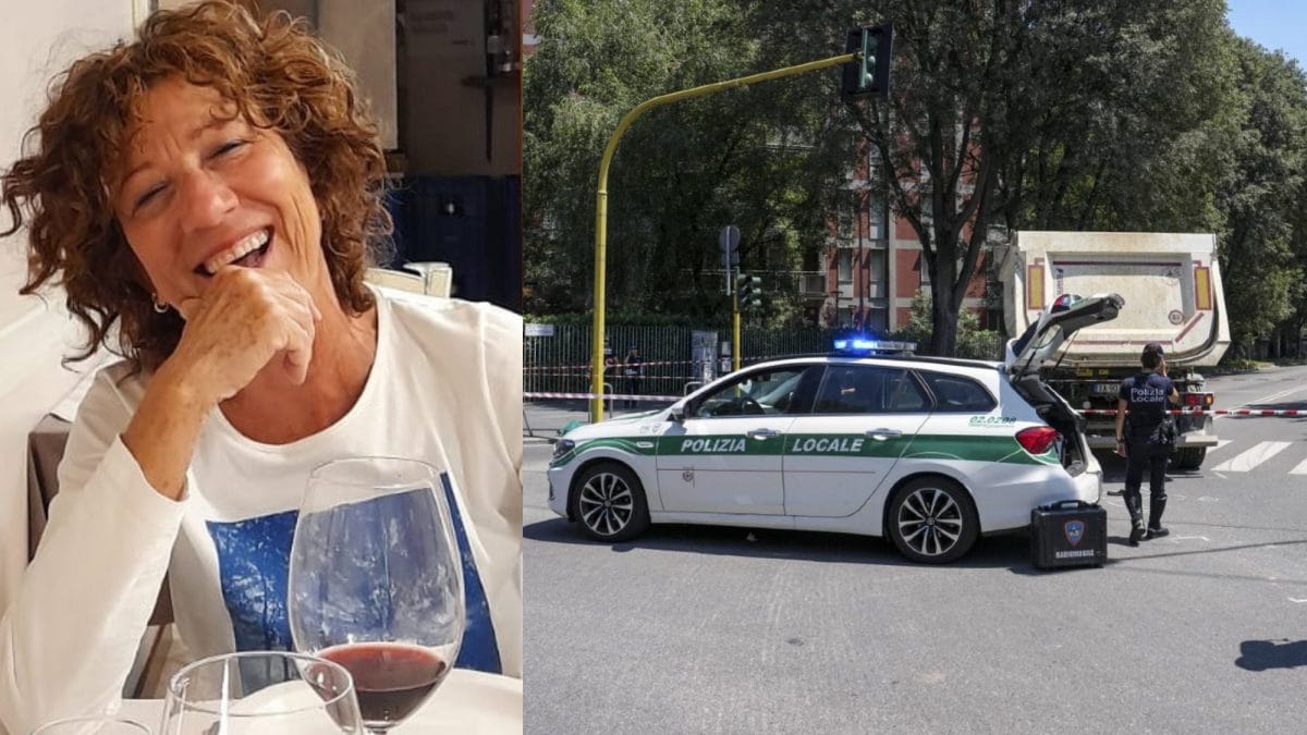 A sinistra Laura Ghirardi, a destra il luogo dell’incidente all’incrocio tra via Giovanni Gattamelata e via Bartolomeo Colleoni