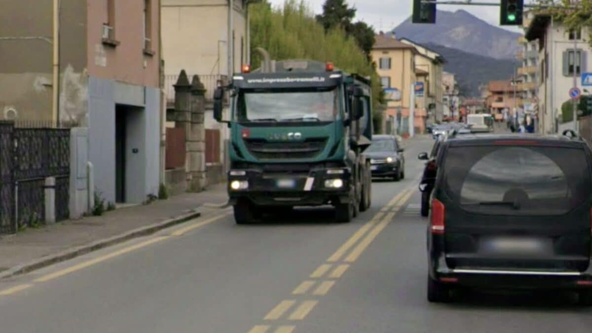 via Moroni a Bergamo (foto archivio GoogleMaps aprile 2026)