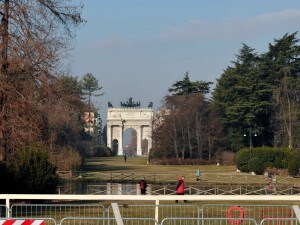 Il parco Sempione a Milano