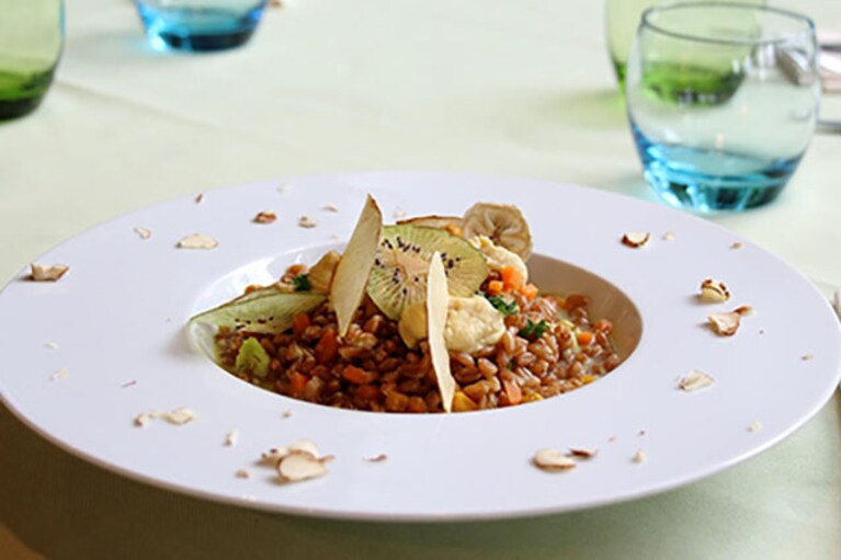 Pietanza del Ghea Laboratorio Vegetariano