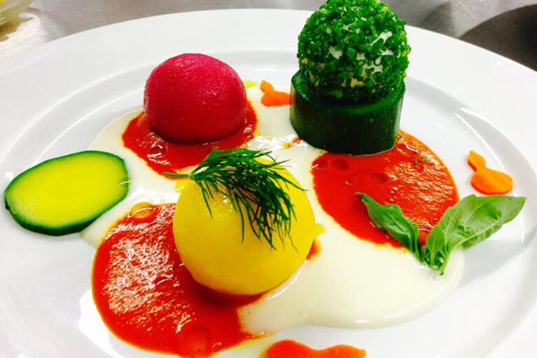 Piatto di Joia, ristorante vegetariano di Milano