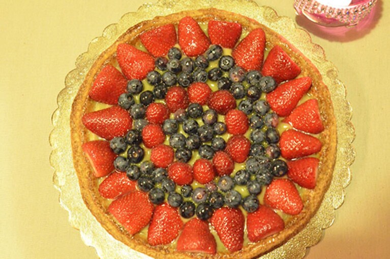 Crostata di frutta del Mudra di Milano
