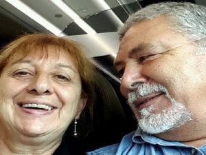 Gianna del Gaudio e il marito Antonio Tizzani