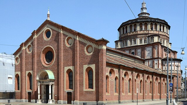 Esterno della Chiesa di Santa Maria delle Grazie a Milano