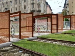 Il rendering della nuova passerella pedonale