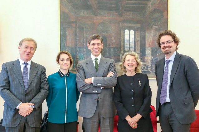 Il nuovo Cda di Atm, da sinistra a destra: Fabrizio Barbieri, Elisabetta Pistis, Luca Bianchi (Presidente), Clara De Braud e Oliviero Baccelli