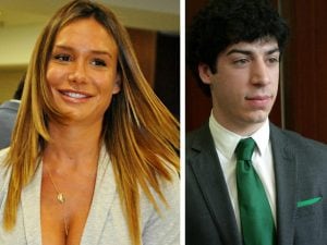 Nicole Minetti e Renzo Bossi, figlio di Umberto