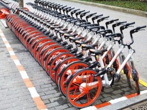 Le biciclette di Mobike (dal sito dell’azienda)