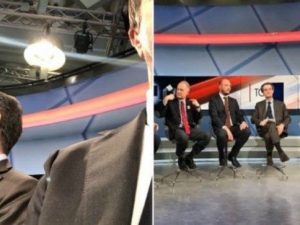 Le foto dei due tweet di Gori e Fontana