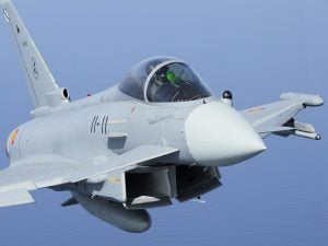 Un caccia Eurofighter (Foto di repertorio)