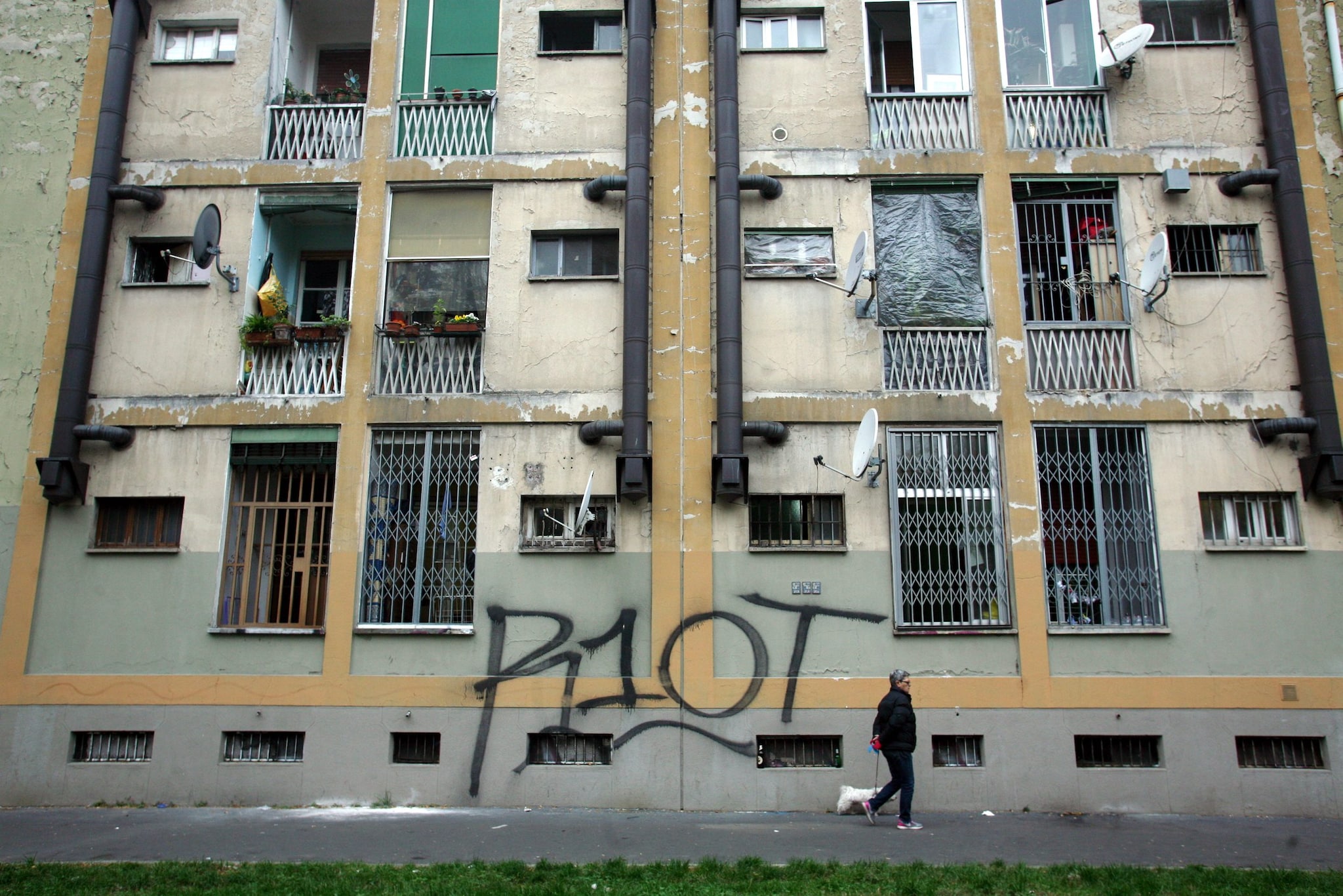 Immagini di repertorio del quartiere San Siro