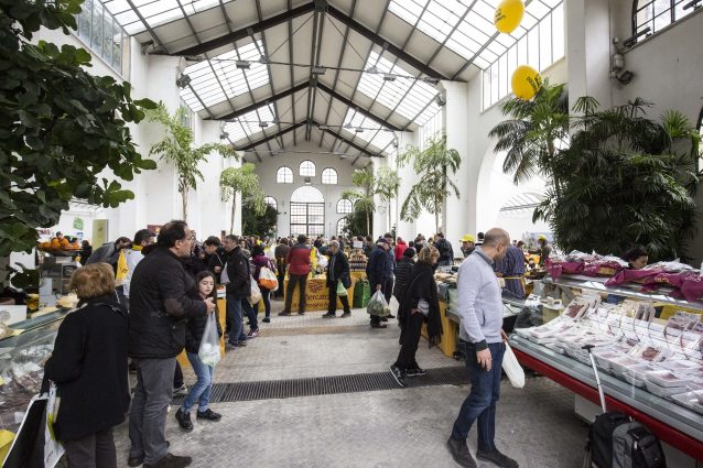 Il mercato della Coldiretti di Campagna Amica a Roma