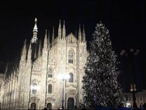 L’albero di Natale di piazza Duomo a Milano