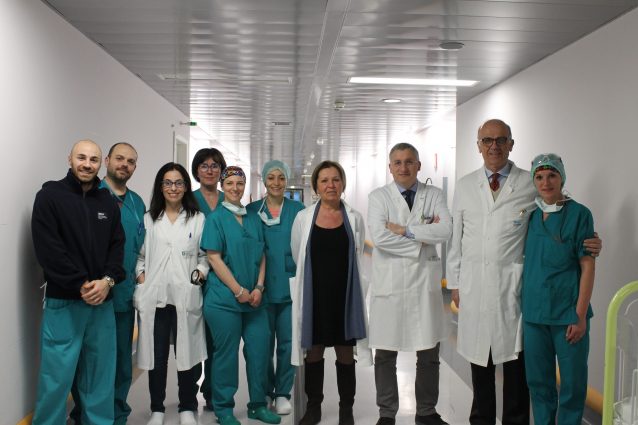 L’équipe dell’ospedale Papa Giovanni XXIII