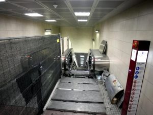 Scale mobili della metropolitana (La Presse)
