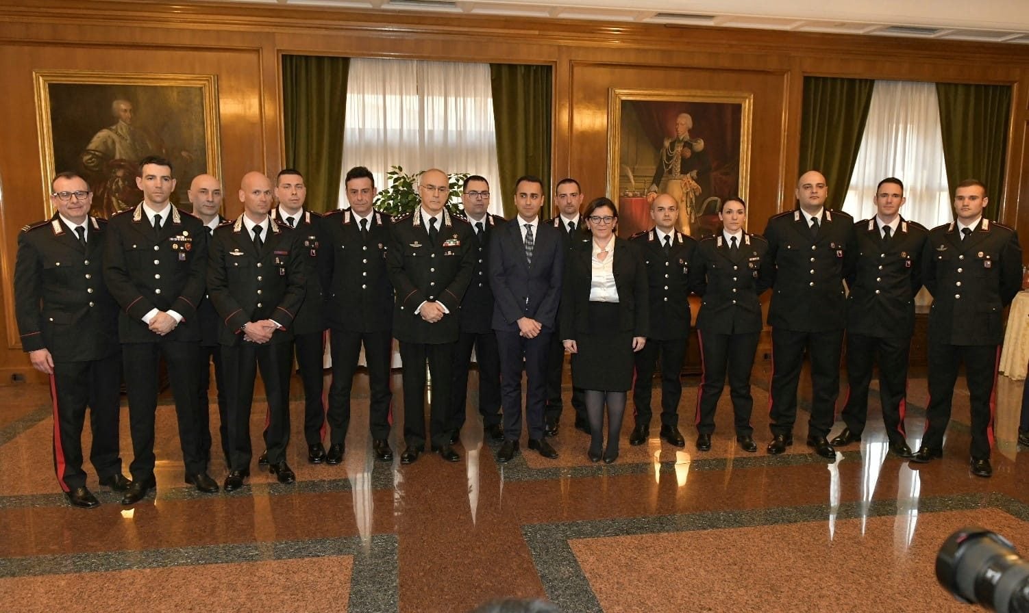 I carabinieri premiati a Roma