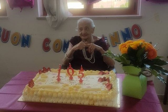 La torta di compleanno per Maria