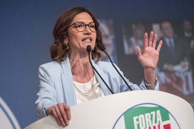 La capogruppo alla Camera di Forza Italia, Mariastella Gelmini