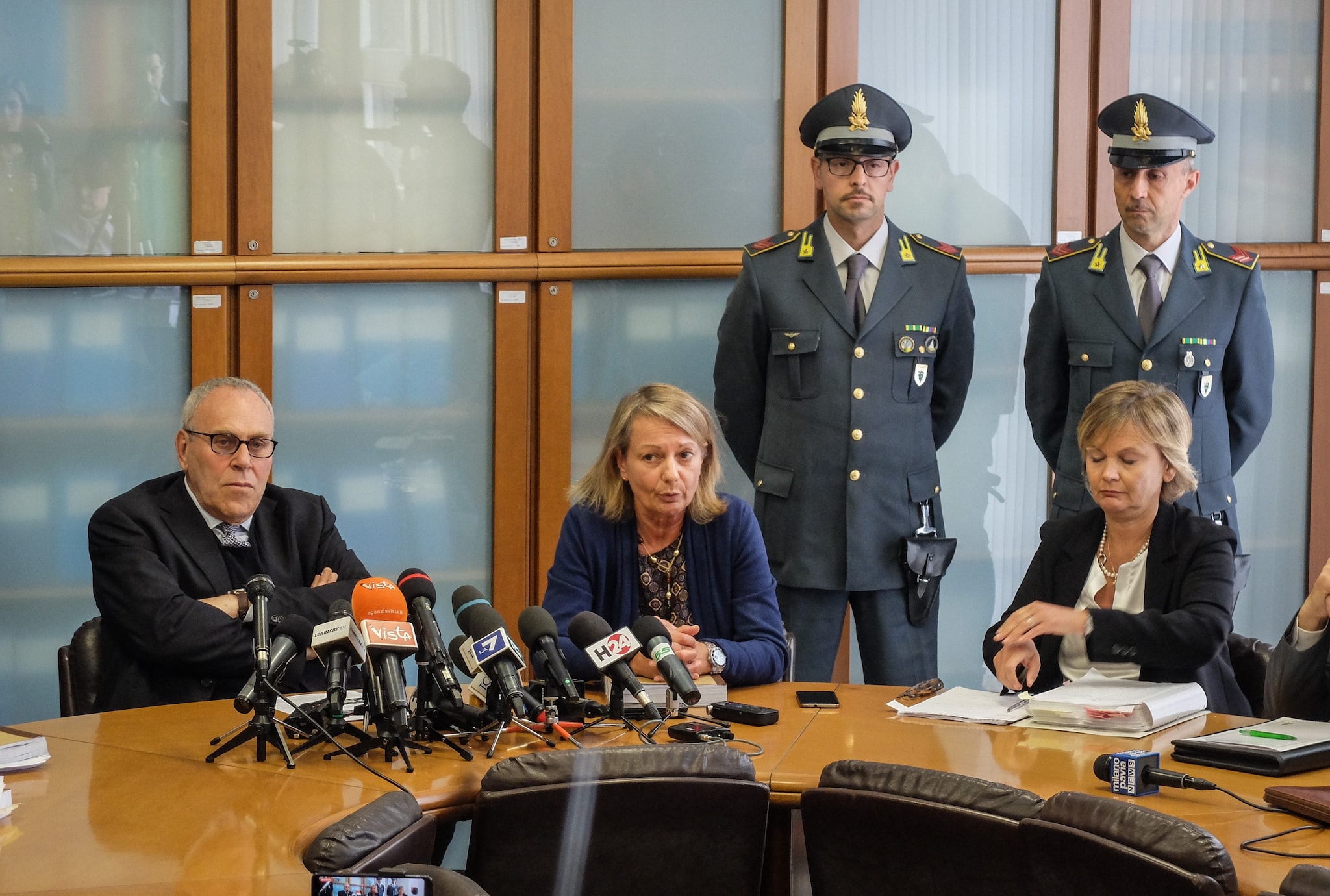 Il procuratore Francesco Greco e Alessandra Dolci, capo della Dda di Milano
