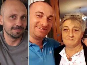 Andrea La Rosa (a sinistra): per il suo omicidio sono stati condannati Raffaele Rullo e la madre, Antonietta Biancaniello (a destra)