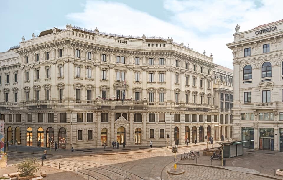 The Medelan, il nuovo palazzo del Credito italiano in piazza Cordusio (Foto da Genius loci architettura via Facebook)
