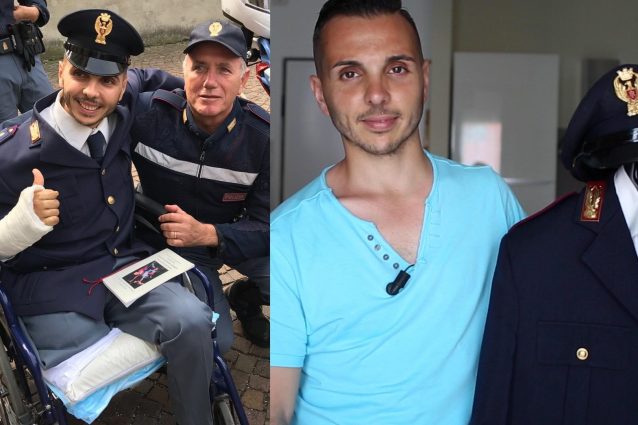 L’agente di polizia Bruno Varacalli