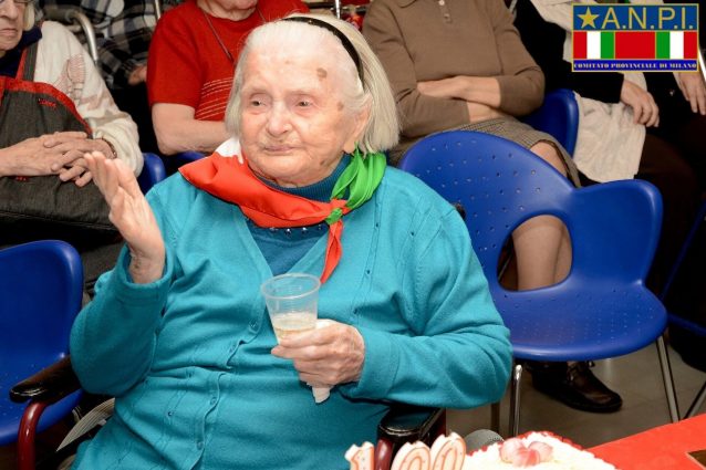 La partigiana Elena Rasera, nome di battaglia "Olga"