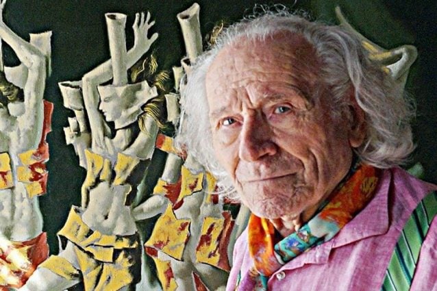 L’artista Lanfranco, morto all’età di 99 anni (Facebook)
