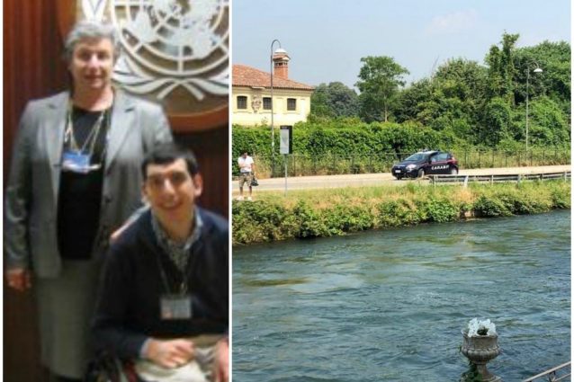 Nicola Fazzi con la madre Luisella, consigliera e tesoriera della Ledha