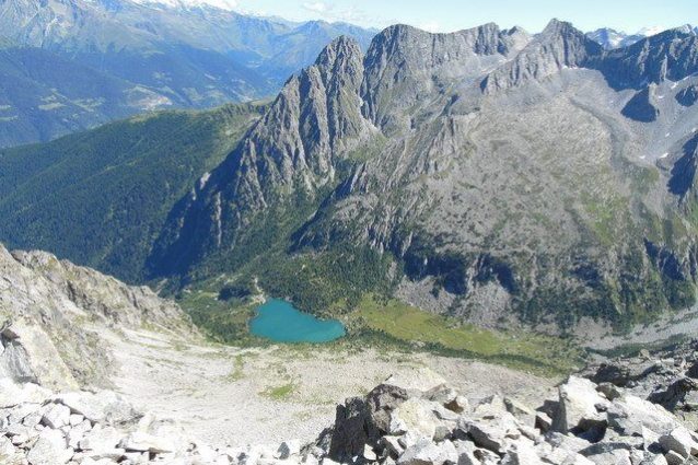 La zona del monte Aviolo dove è avvenuto l’incidente