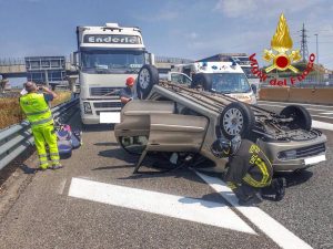 L’intervento dei vigili del fuoco