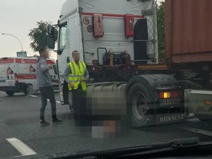 L’incidente (Foto da Facebook)