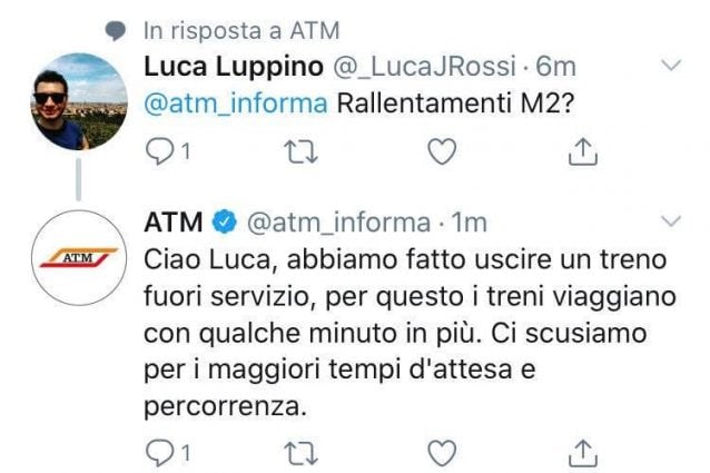 Rallentamenti su M2