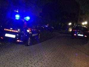I carabinieri sul luogo dell’omicidio di Donato Carbone