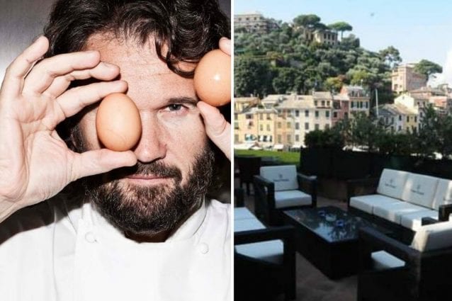 Lo chef Carlo Cracco e il ristorante Il Pitosforo a Portofino